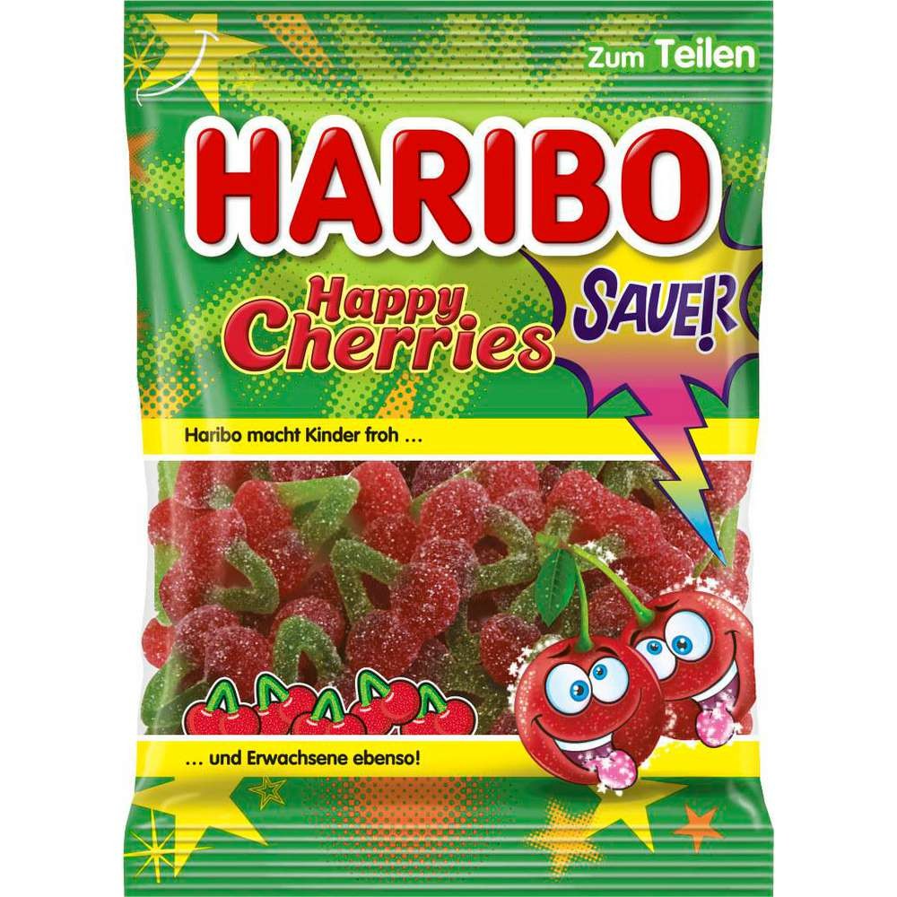 Haribo Happy Cherries Sour Fruit Gum