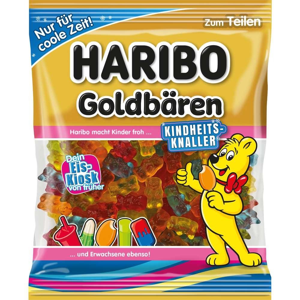 Haribo Fruit gum childhood favorites ice cream kiosk, Gold Bears