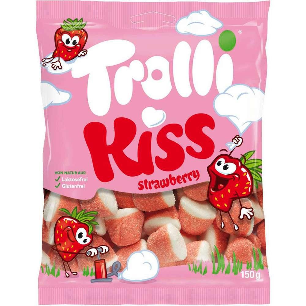 Trolli Fruit Gum Kiss, Strawberry