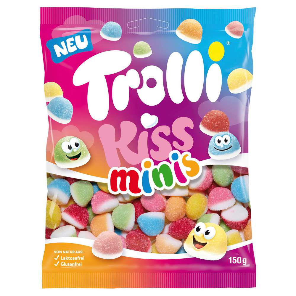 Trolli Fruit Gum Kiss Minis