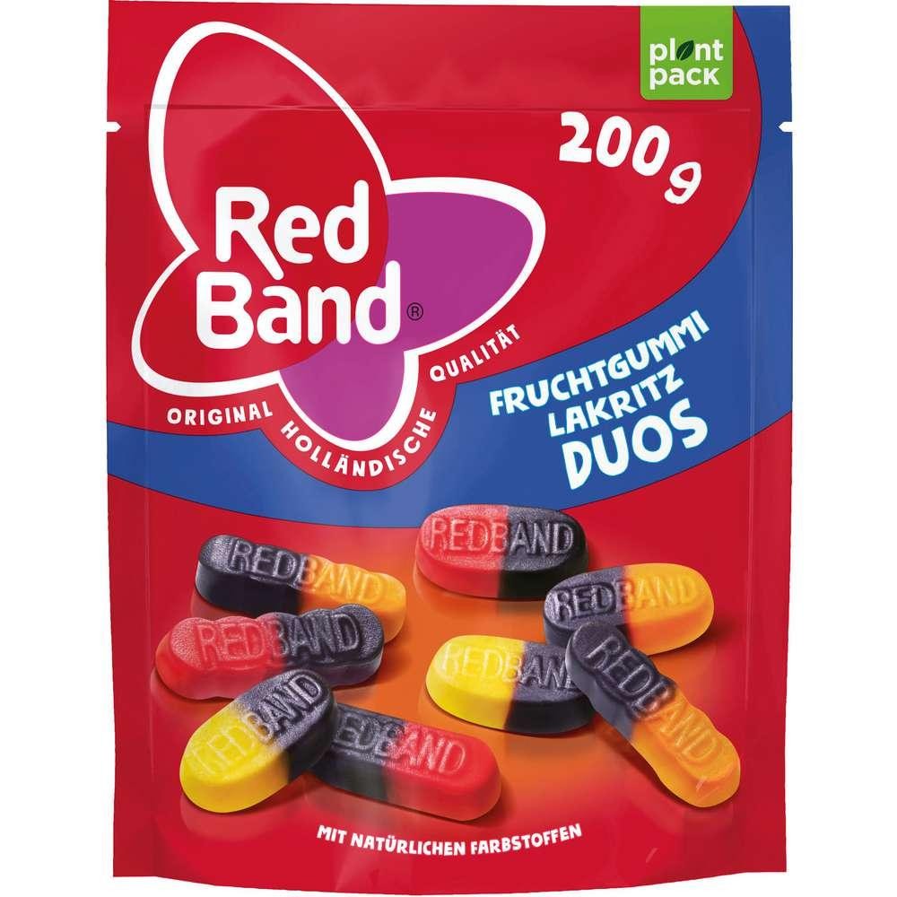 Red Band Fruit Gum Liquorice Duos