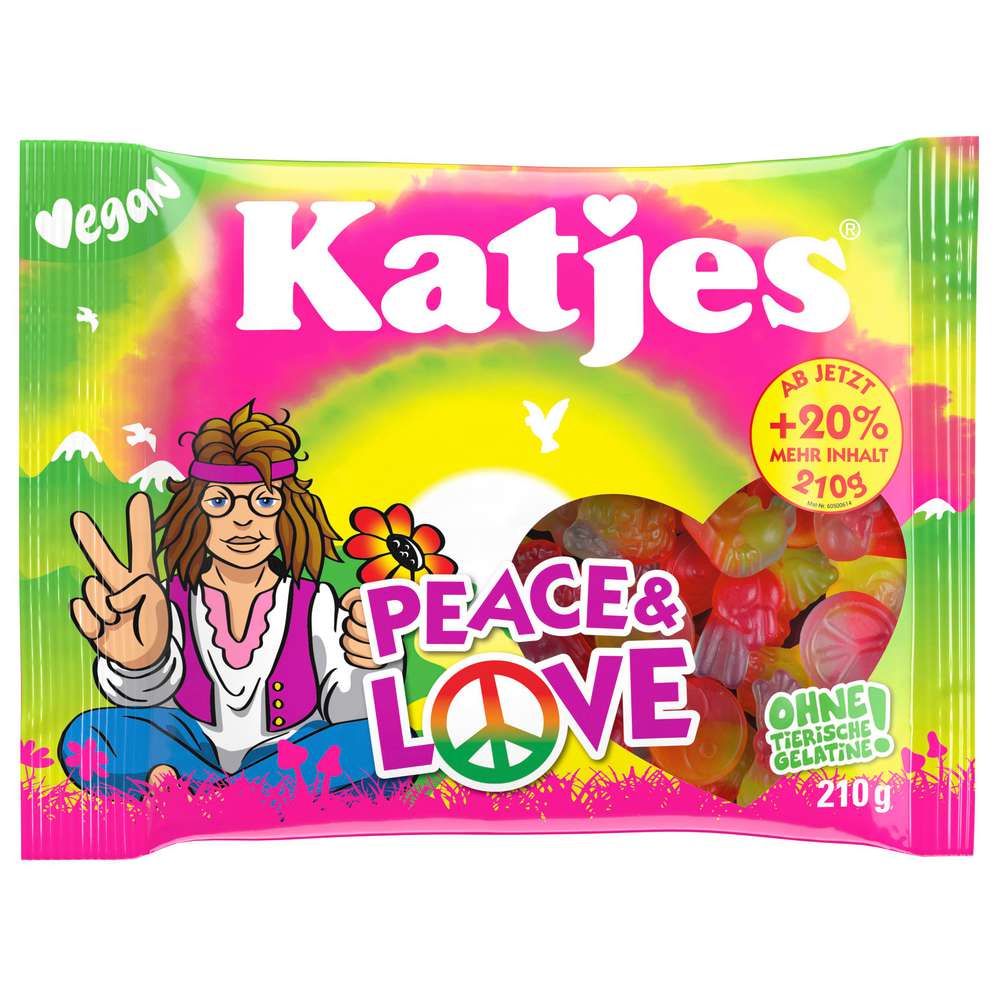 Fruit gummies Peace & Love, Vegan