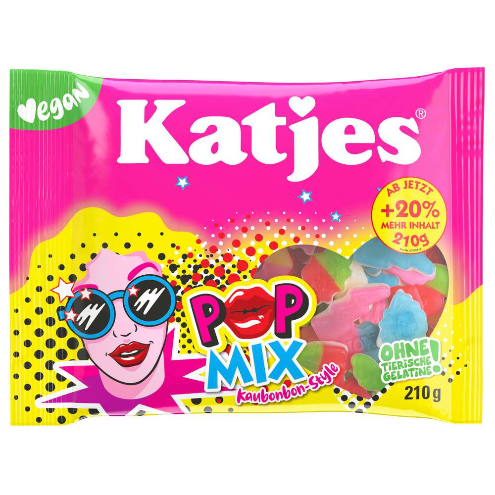 Fruit gummies, Pop Mix, Vegan