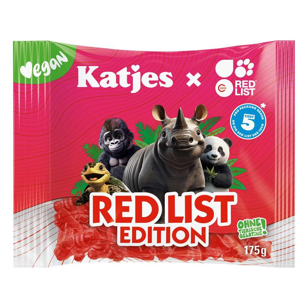 Katjes Fruit gum Red List Edition, vegan