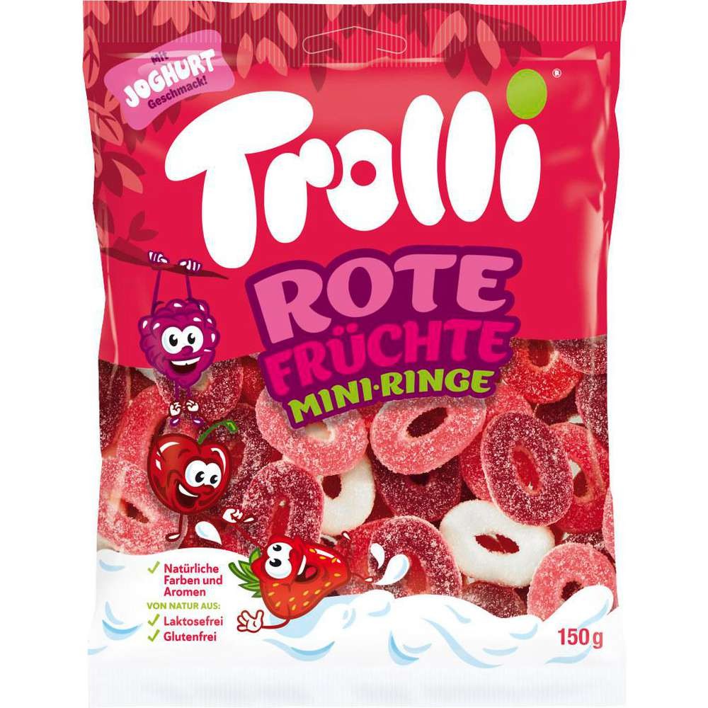 Trolli Fruit Gum Red Fruits Mini Rings