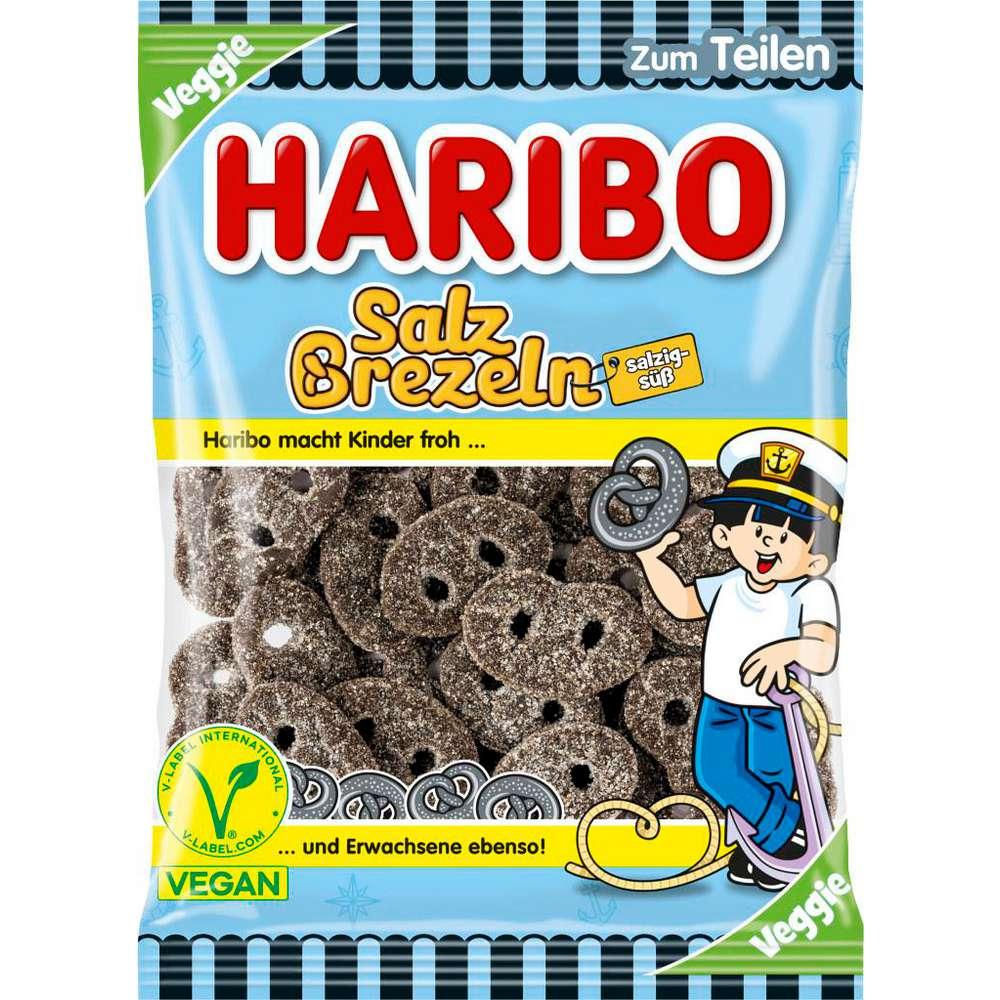 Haribo Fruit gum salt pretzels, veggie