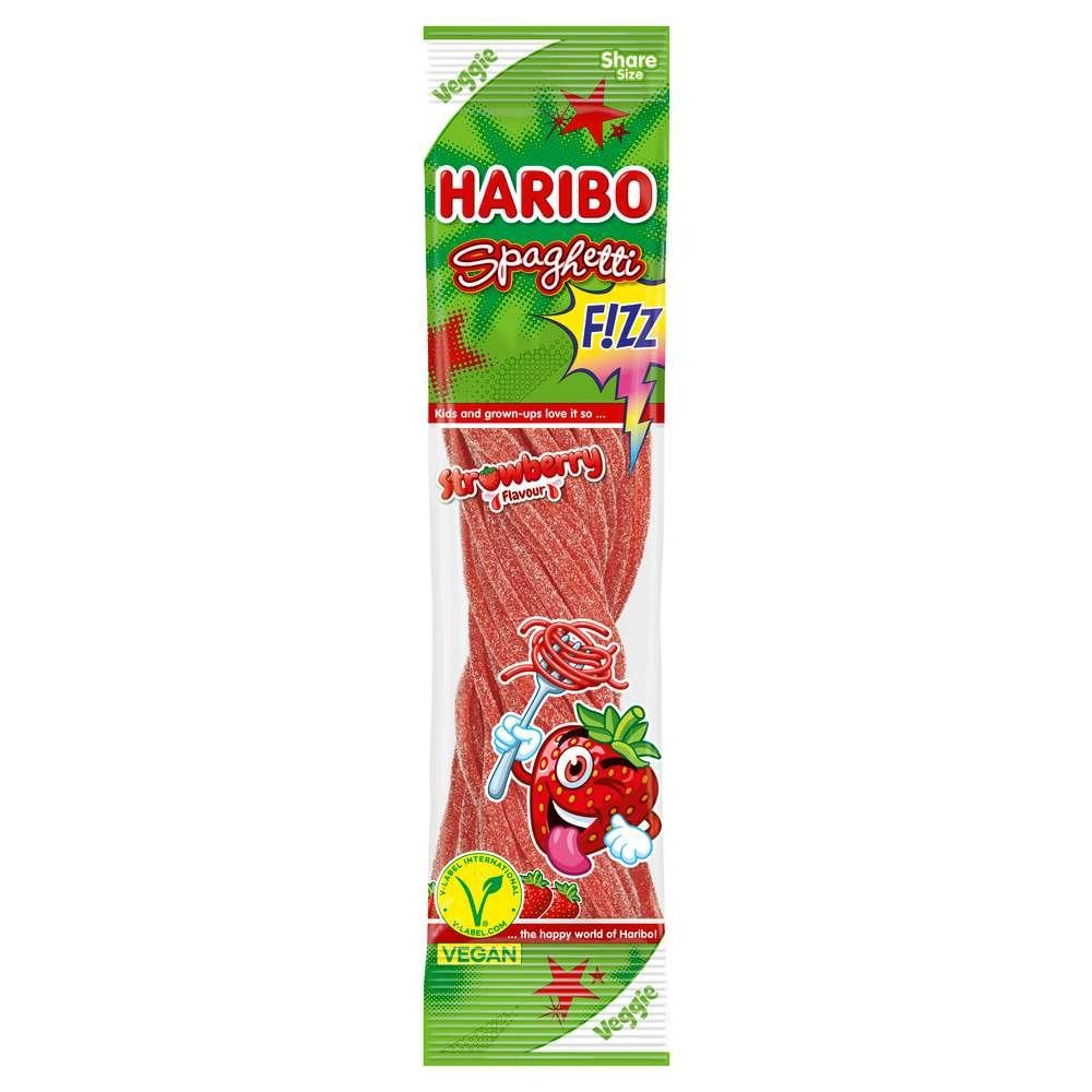 Haribo Fruit jelly spaghetti, strawberry