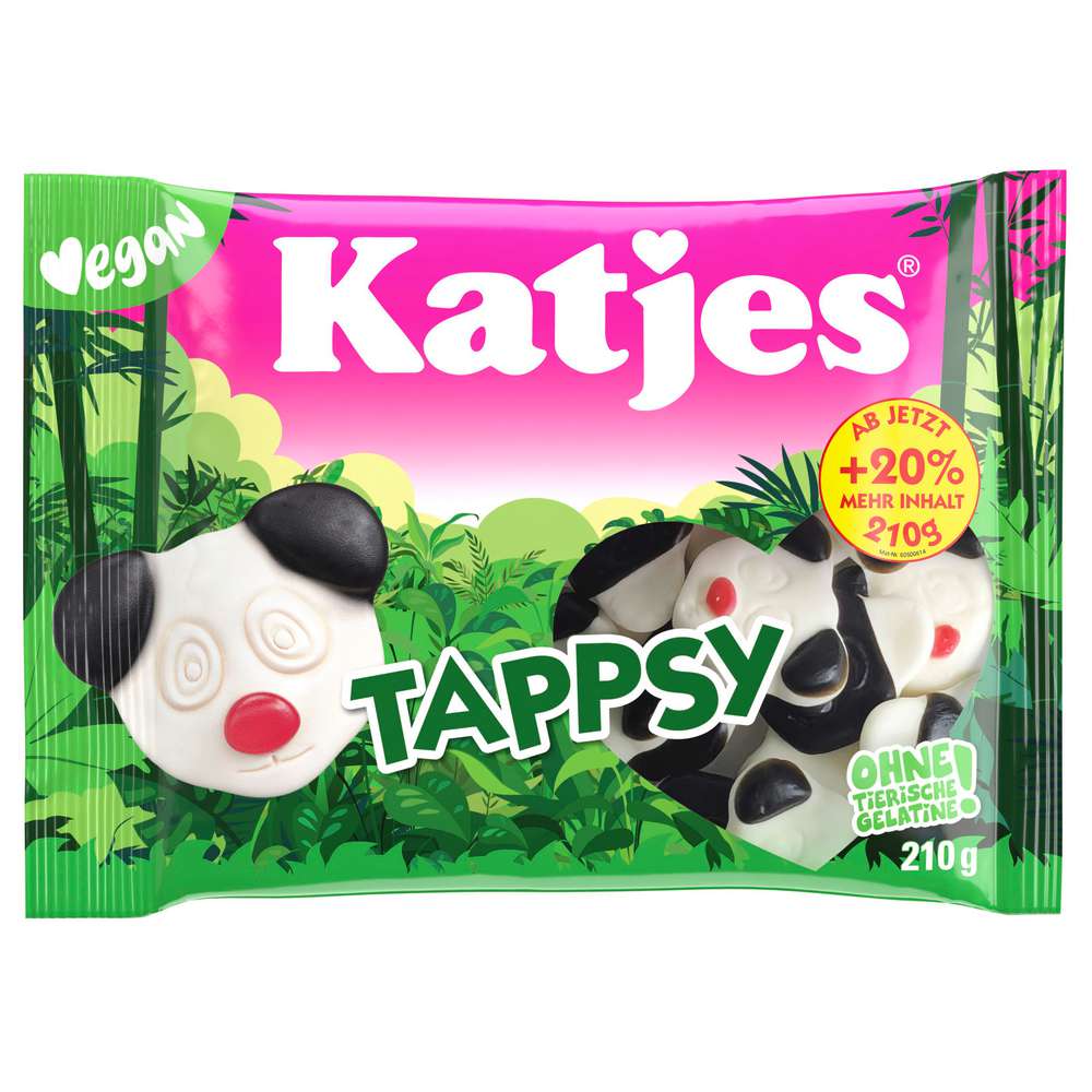 Katjes Fruit gummies Tappsy, vegan 210g