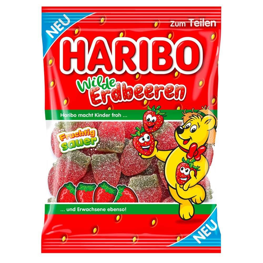 Haribo Fruit gum wild strawberries, fruity-sour