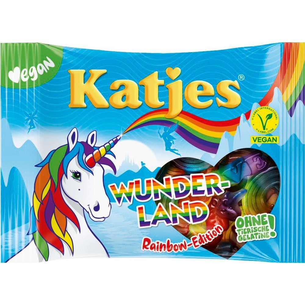 Katjes Fruit Gum Wonderland, Rainbow Edition, Vegan