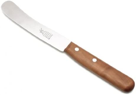 Windmühlen Frühstücksmesser Buckelsklinge von Windmühlenmesser Birnenholz (rostfrei)