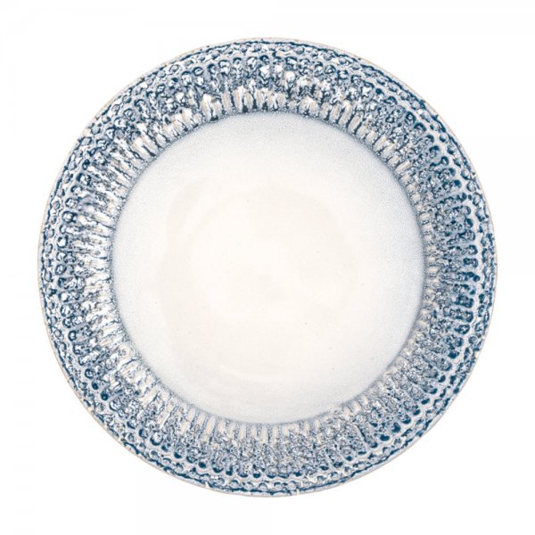 Breakfast plate Alice Ripple Blue 20.5cm from Greengate