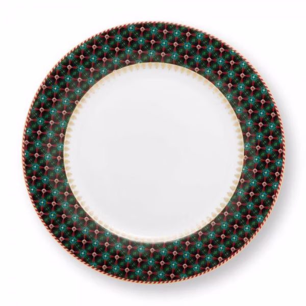 PiP Studio Breakfast Plate Berry Blues Clover Green 23cm