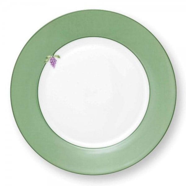 PiP Studio Breakfast Plate Lily & Lotus Uni Light Green 21cm