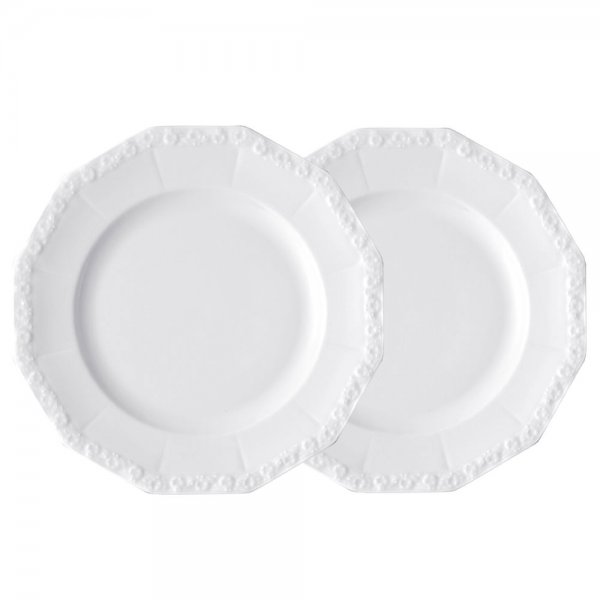 Maria White breakfast plate (21cm) (set of 2) by Rosenthal