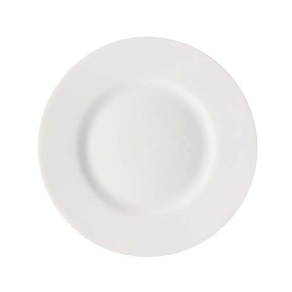 Breakfast plate with flag Jade White by Rosenthal