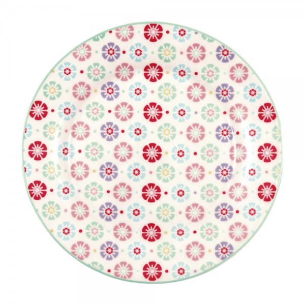 Rike White breakfast plate (20.5cm) by Greengate