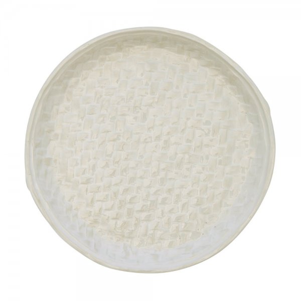 Greengate Woven Off White breakfast plate (22.5cm)