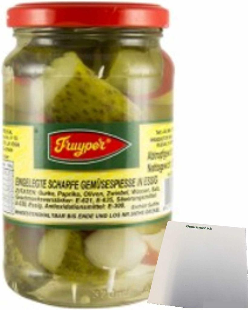 Fruyper Spicy Vegetable Skewers (360g jar) + usy Block 372g