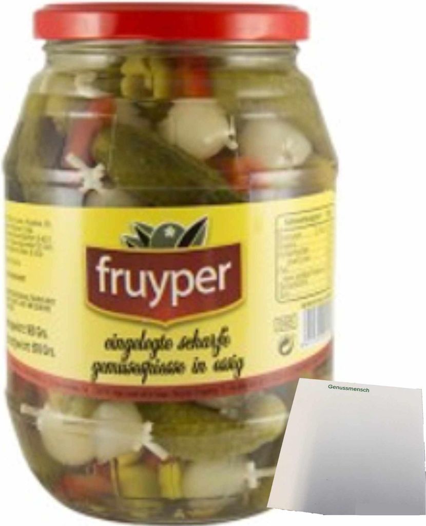 Fruyper Spicy Vegetable Skewers (980g jar) + usy Block 992g