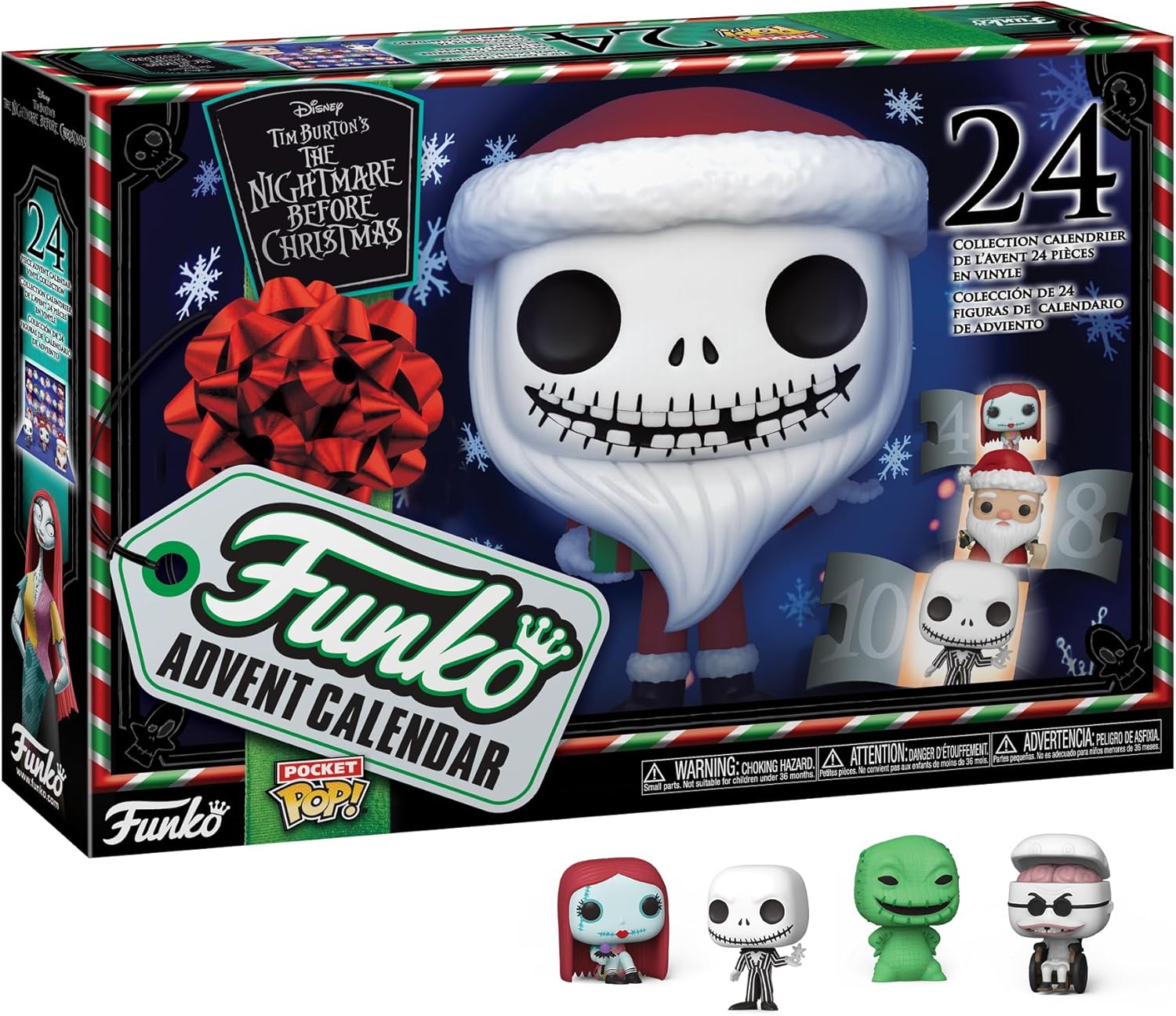 Funko 49668 POP The Nightmare Before Christmas Advent Calendar, multicolor