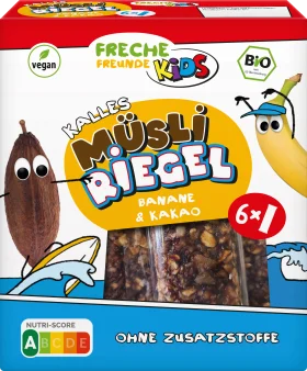 FRECHE FREUNDE Children's snack fruit bars Banane & cocoa, from 3 years (6 x 26 g), 156 g