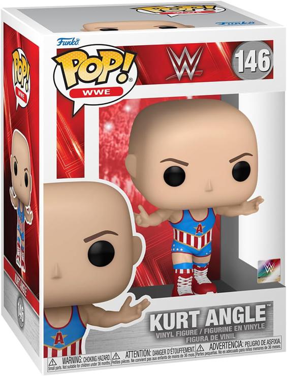 Funko Pop! WWE: Kurt Angle - Vinyl Collectible Figure - Gift Idea - Official Merchandise - Toys For Children and Adults - Sports Fans - Model Figure For Collectors and Display