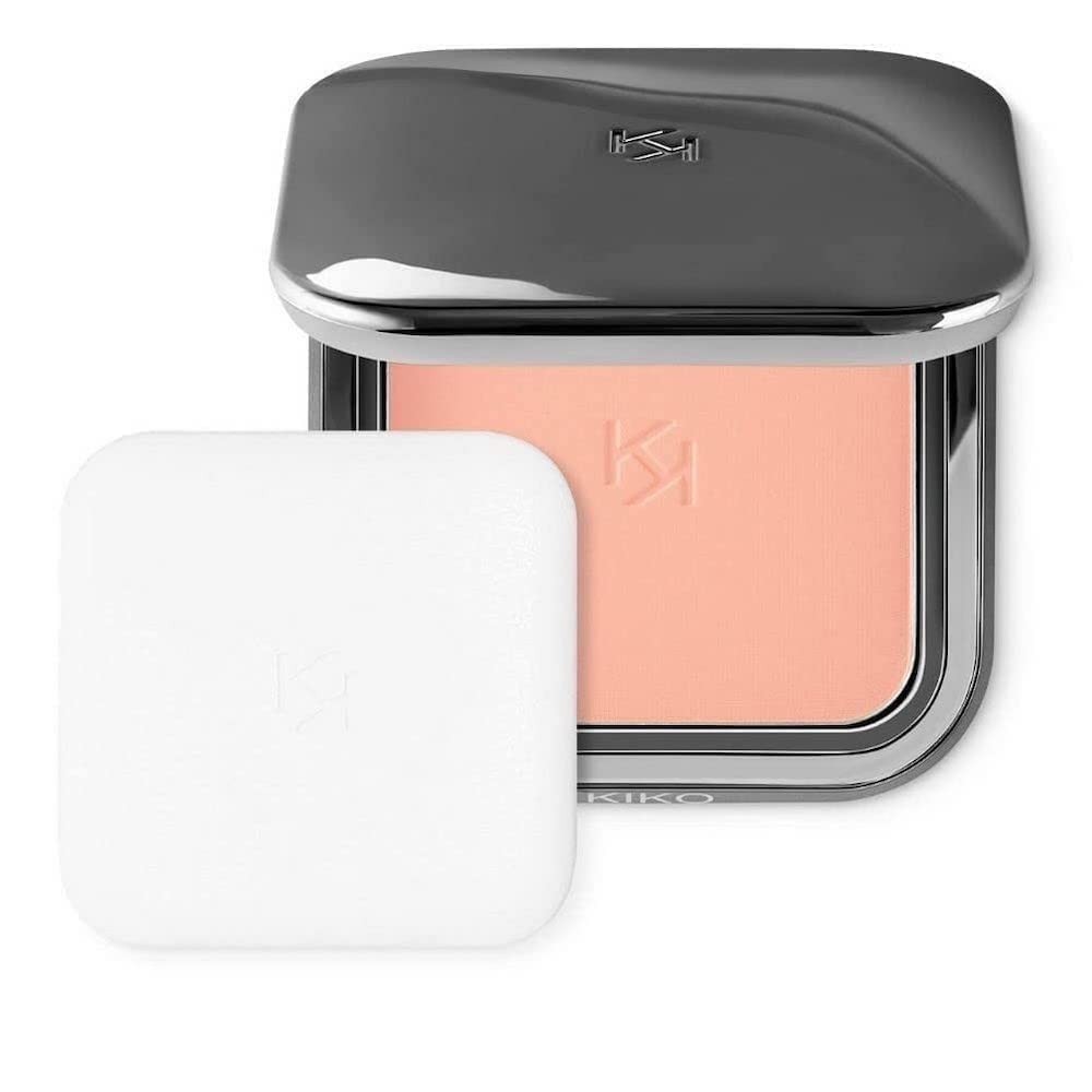 KIKO Milano Matte Fusion Pressed Powder 07 | Compact Powder with Natural Matte Finish, ‎07 warm rose