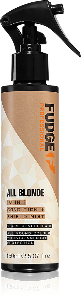Fudge All Blonde 10 in 1 Condition & Shield Mist nourishing thermal protective milk for blonde hair
