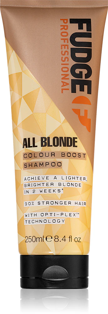Fudge All Blonde Color Boost Shampoo revitalizing shampoo to give tired hair back its radiance for blonde hair