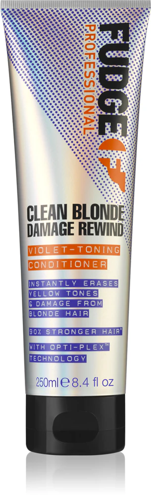 Fudge Clean Blonde Damage Rewind tint conditioner for blonde hair