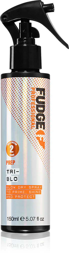 Fudge Prep Tri-Blo Preparatory spray for a perfect look of hair