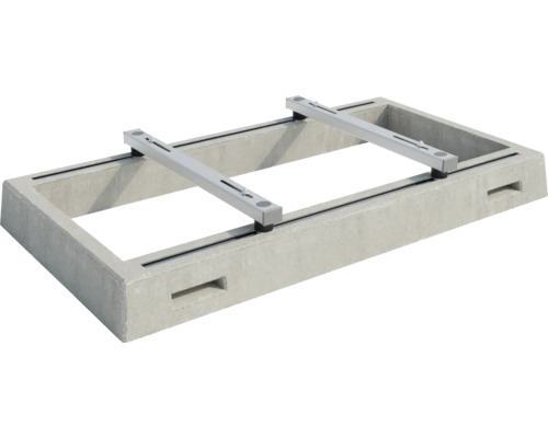 Lusit Foundation for heat pumps/air conditioning - concrete base gala-Base PREMIUM 154 x 84 x 15 cm