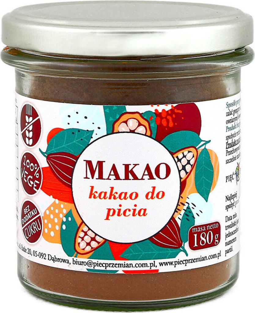 PIĘĆ PRZEMIAN (SIMPATIKO) FIVE TRANSFORMATIONS Macao - Drinking Cocoa - 180g Jar