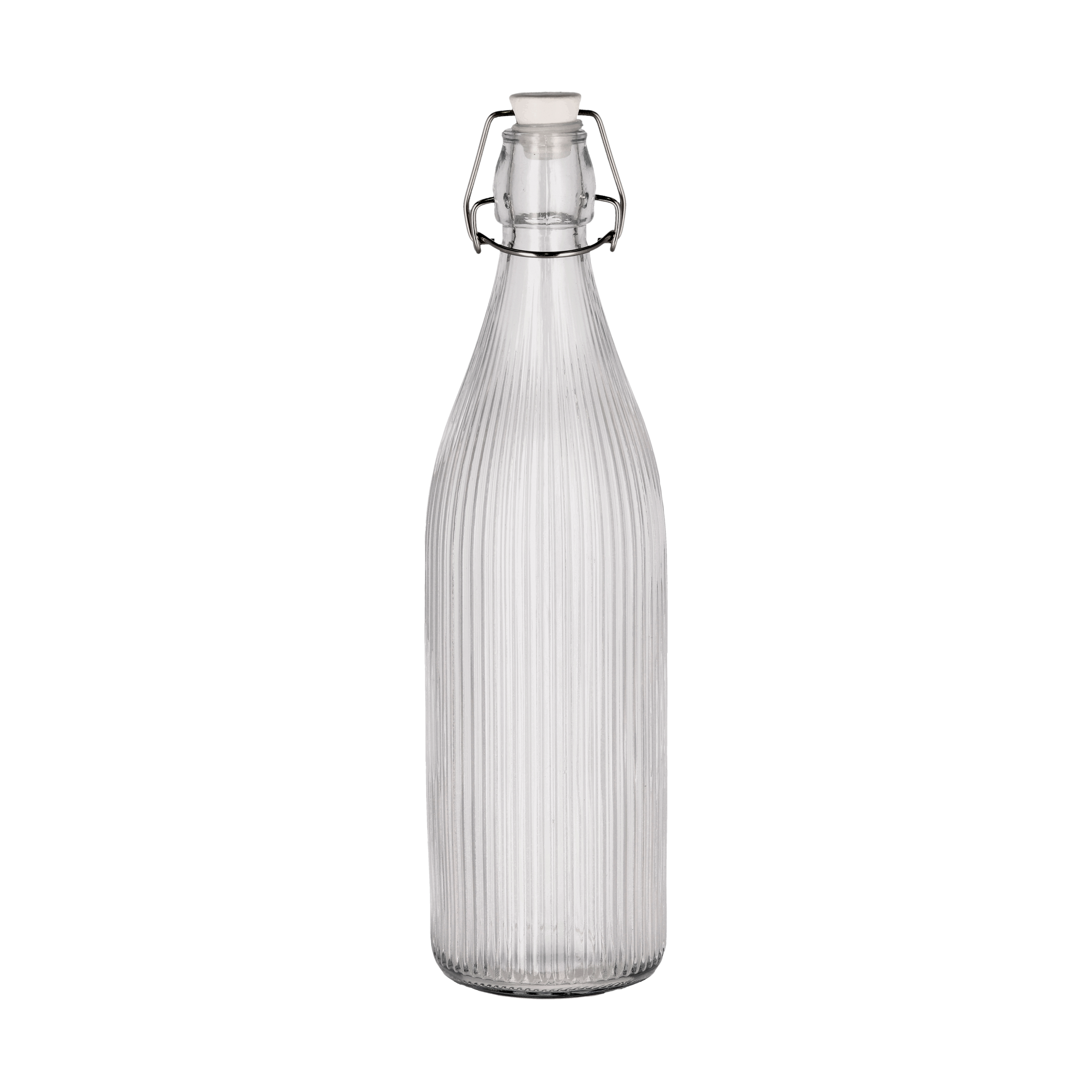 Funktion Function Water Carafe with Swing Top, Clear, Soda-Lime Glass, 1 l