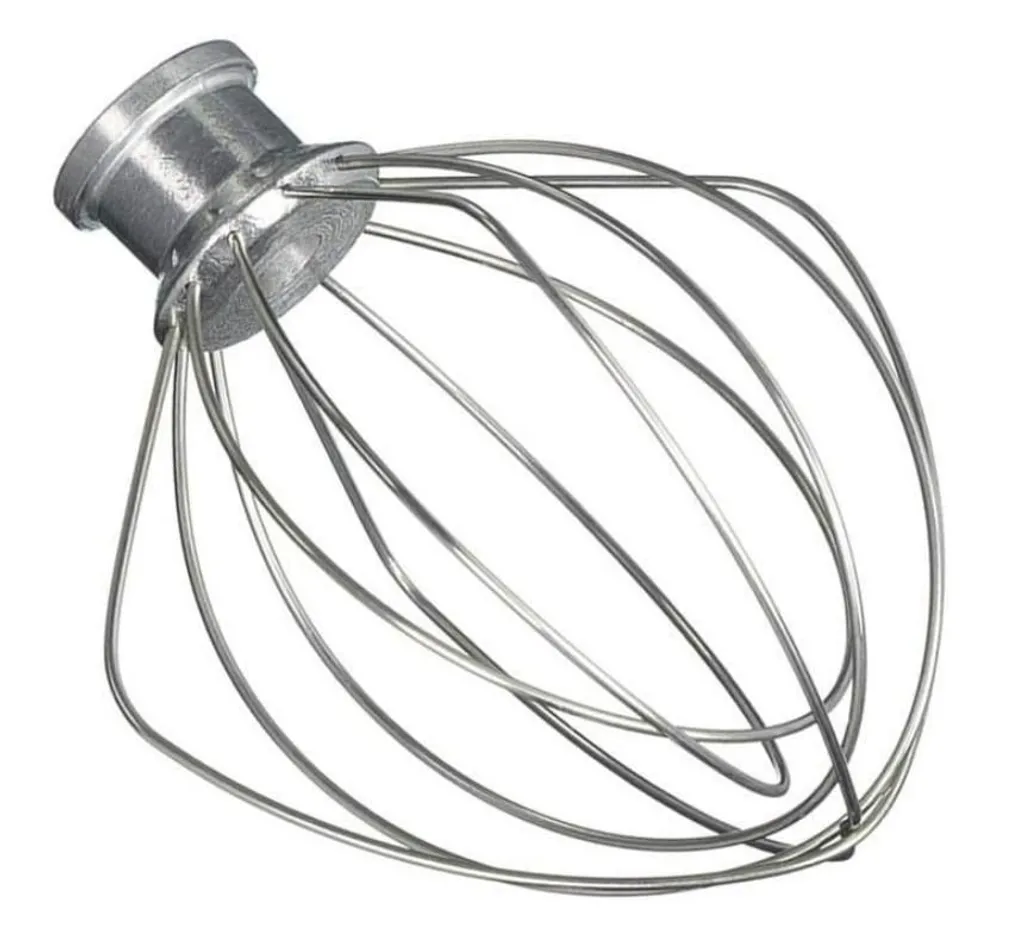 LAMON KitchenAid whisk for food processors 5K452WW, made entirely of stainless steel, dishwasher safe