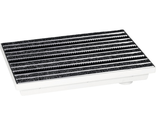 Foot scraper box Wolfa 60x40x7 cm including rep/brush insert
