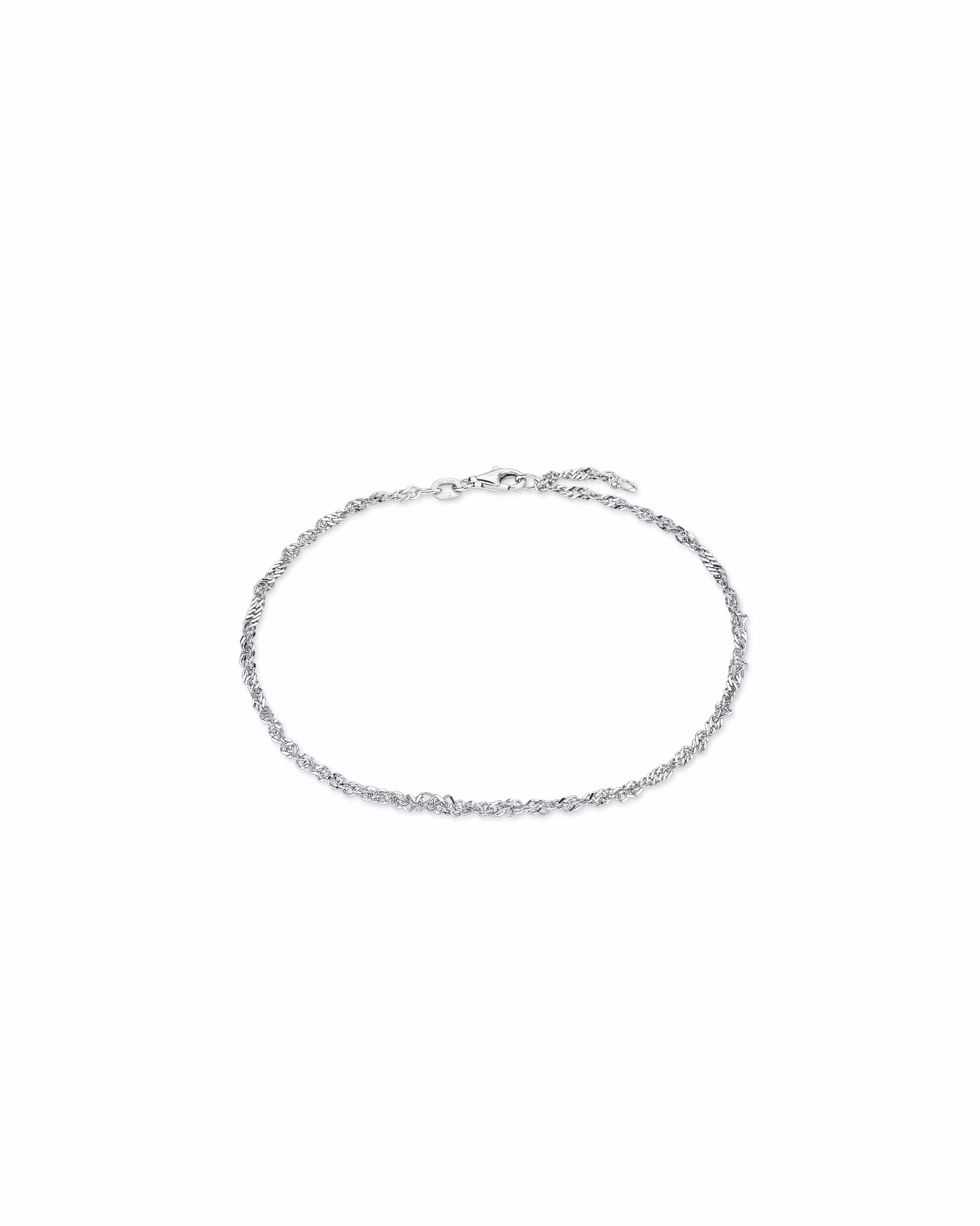 amor Ankle chain for women, 925 sterling silver foot jewelry Silber
