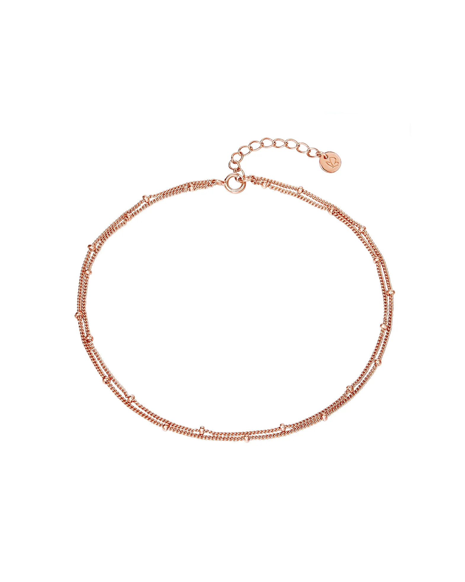 Glanzstücke München Ankle chain sterling silver in silver jewelry