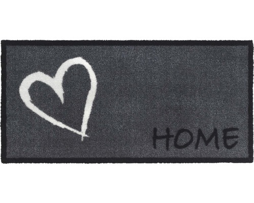 MD-Entree Doormat Vision "Heart" gray 40x80 cm