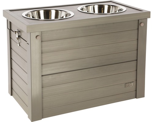 Kerbl Food and drink bar Eco Dinner 54 x 30 x 39.5 cm gray