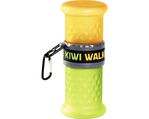 Food and drinking bowl Kiwi Walker 23.7 x 9.5 cm orange green for on the go 750 + 500 ml