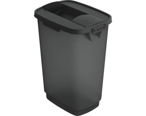 Feed container rotho Cody pet food container 25 l, odor-proof anthracite
