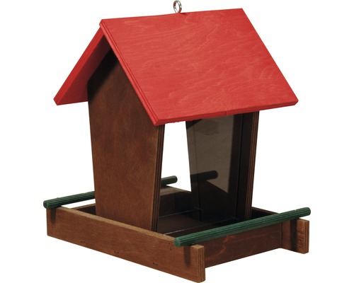 Hornbach Feeding house with feeding silo for hanging with hooks 20x16x21 cm