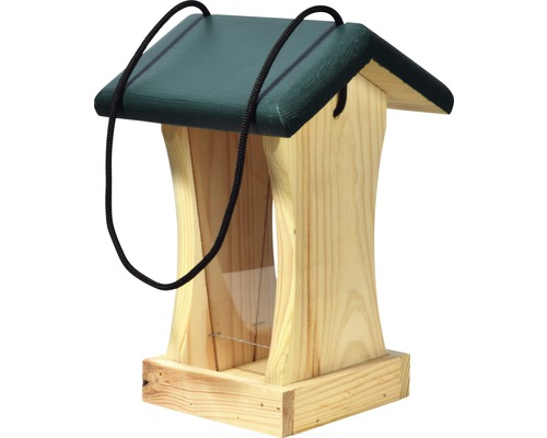 Hornbach Feeding house with feeding silo for hanging with cord 16x16x24 cm