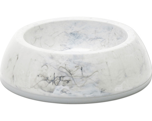 Food bowl water bowl Savic Delice 2 Marble non-slip 0.6l, approx. 14 x 6 cm marble-colored