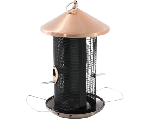 Feeding column Siena Garden bird feeding column copper double nuts and compound feed feeding station for wild birds