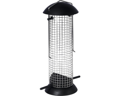 Feed dispenser dobar plastic, metal 9 x 9 x 23 cm, black for nuts