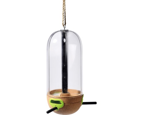 Hornbach Food dispenser Pickbar natural cork 11 x 11 x 26 cm