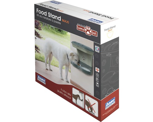 Hornbach Feeding station Bama Maxi 50 x 29 x 52 cm green, for wall mounting